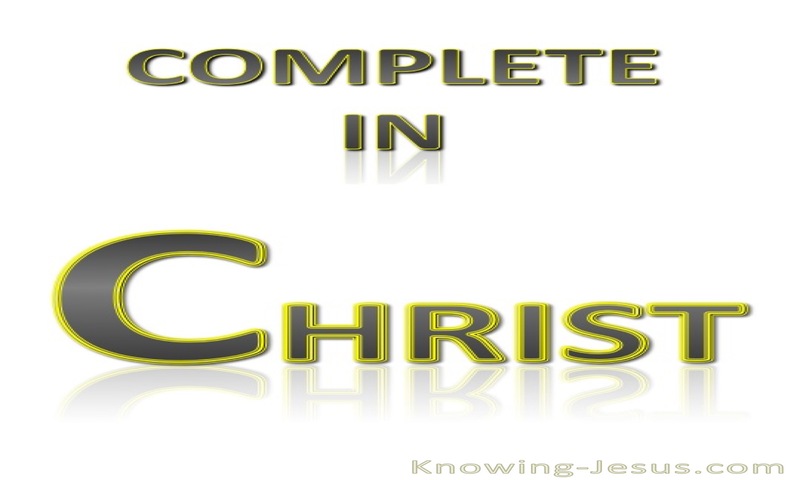 Colossians 2:10 Complete in Christ (green)